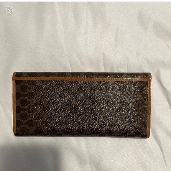 Celine Macadam Long Brown Wallet - Picture 2 of 6